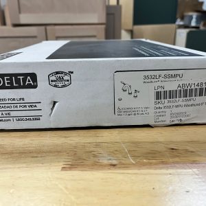 Delta Woodhurst 1.2 GPM Widespread Bathroom Faucet with Pop-Up Drain Assembly