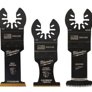 Oscillating Metal/Wood Cutting Multi-Tool Blade Kit (3-Piece)