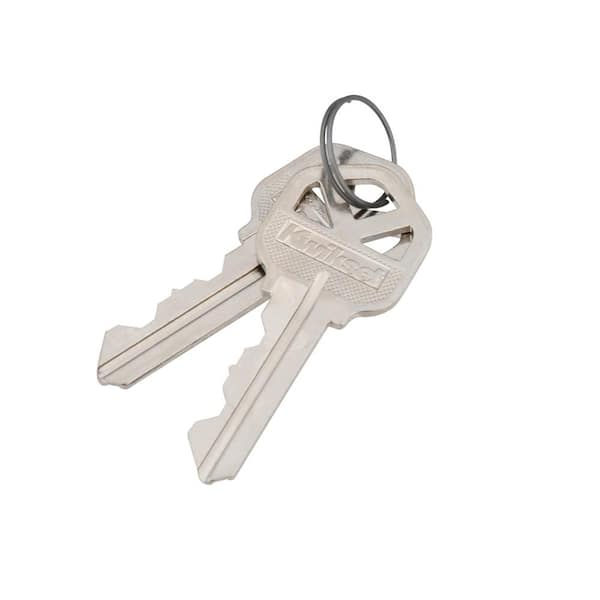 Kwikset Satin Nickel Double Cylinder Deadbolt featuring SmartKey Security 98515