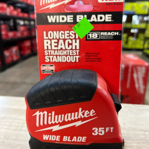 Milwaukee 35 ft. Wide Blade Tape Measure With 18 ft. Reach