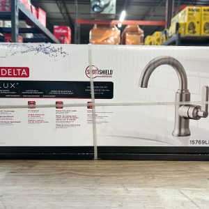 Delta Trinsic Stainless Steel Single hole 1-handle WaterSense High-arc Residenti