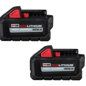 M18 18-Volt Lithium-Ion High Output 6.0Ah Battery Pack (2-Pack)