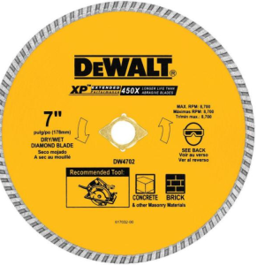 7 in. Concrete and Brick Diamond Circular Saw Blade