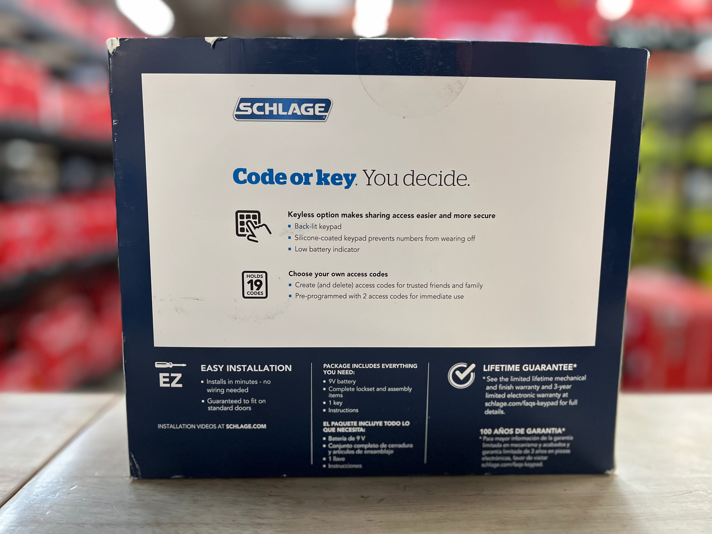 Schlage Camelot Electronic Keypad Deadbolt