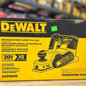 DEWALT 20V MAX XR Cordless Brushless 3-1/4 in. Planer (Tool Only)