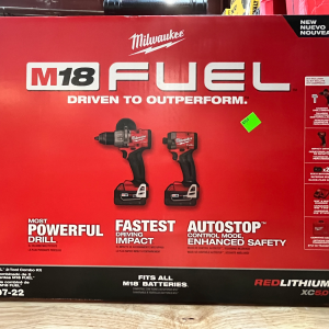 M18 FUEL 18V Lithium-Ion Brushless Cordless Hammer Drill and Impact Driver Combo