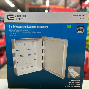 Commercial Electric 15 in. Plastic Telecommunication Enclosure