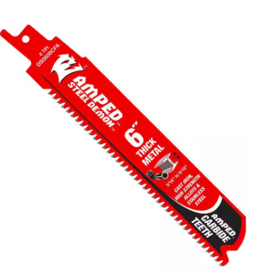6 in. 8 TPI AMPED Steel Demon Carbide Teeth Reciprocating Saw Blades for Thick M