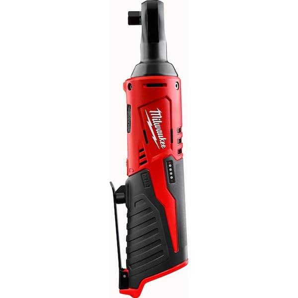 Milwaukee M12 12V Lithium-Ion Cordless 3/8 in. Ratchet (Tool-Only) 2457-20