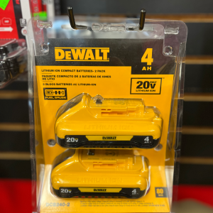 20V MAX Compact Lithium-Ion 4.0Ah Battery Pack (2 Pack)