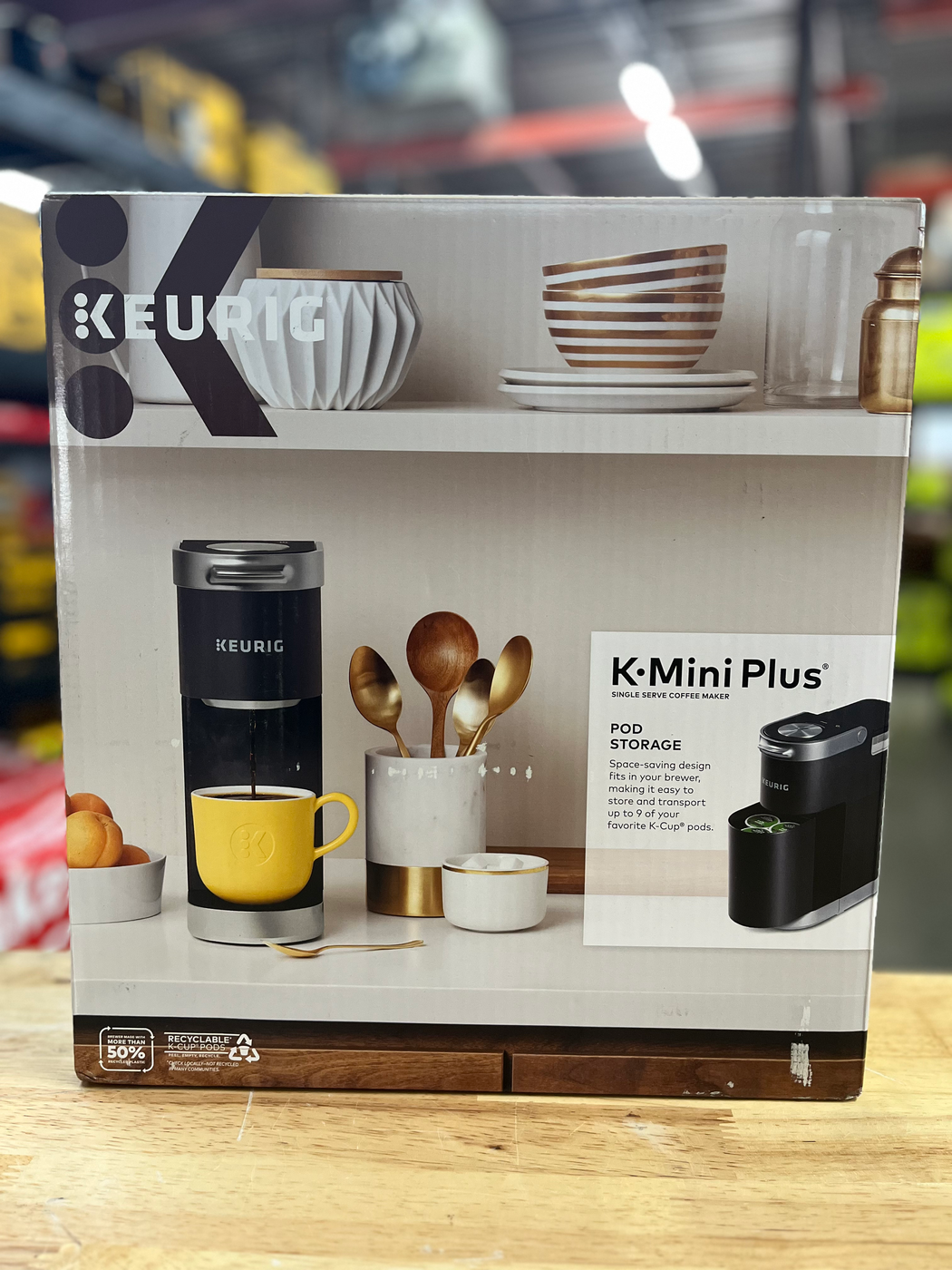 Keurig K Mini Plus Matte Black Single Cup Single Serve Coffee Maker 5000200239