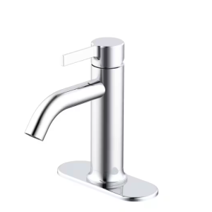 Ryden Single-Handle Single-Hole Bathroom Faucet in Chrome