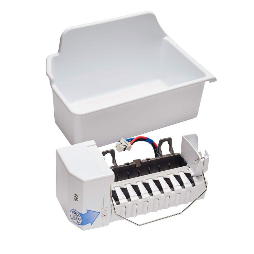 LG 4.7 in. Ice Maker Kit Produces 2.2 lbs Per Day Makes Regular Cubes LK50C