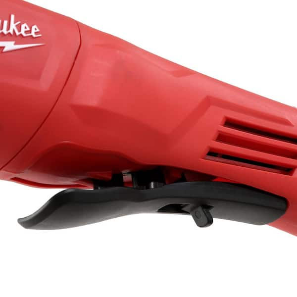 Milwaukee 11 Amp Corded 4-1/2 in. Small Angle Grinder Paddle No-Lock 6141-31
