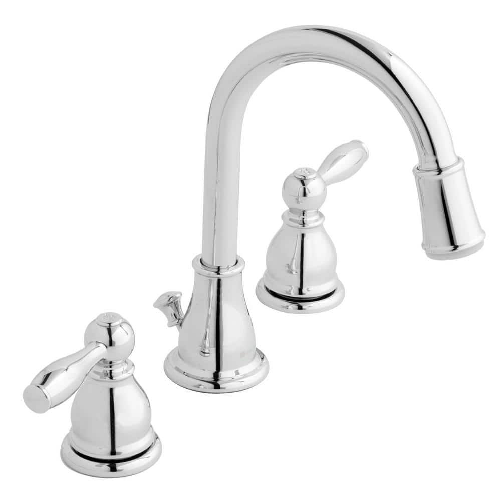 Glacier Bay Mandouri 8 in. Widespread Double-Handle LED High-Arc Bathroom Fauce