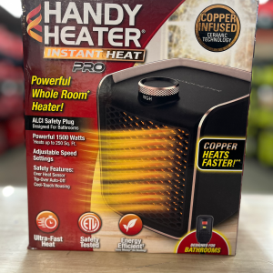 4944 BTU Fan Heater Electric Personal Space Heater Furnace with 2-Adjustable Se