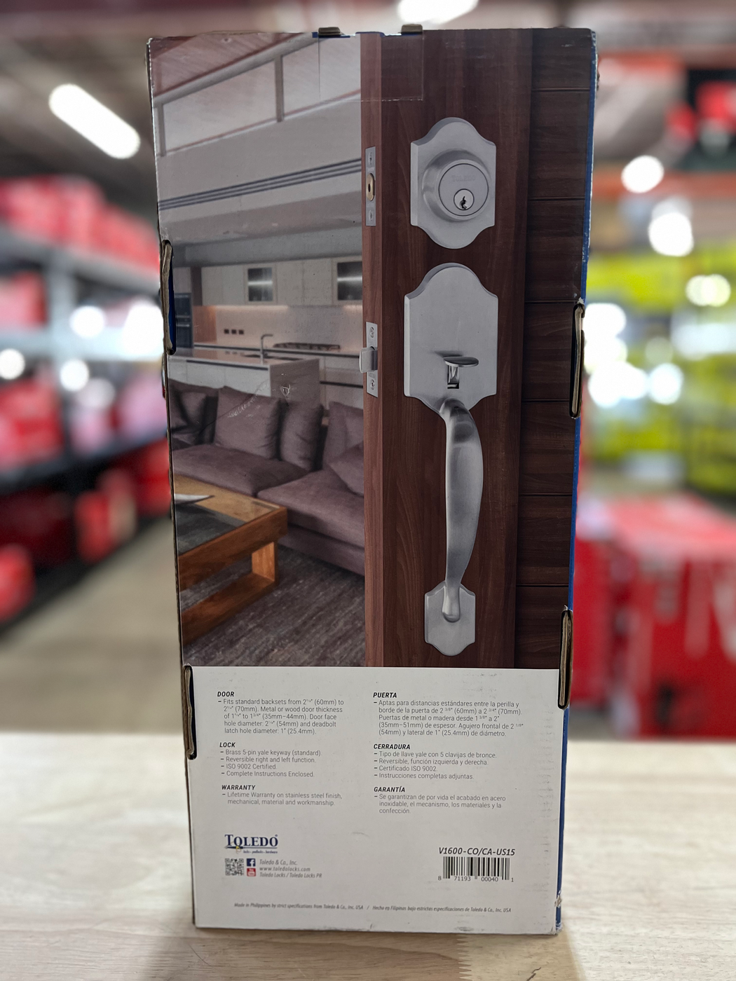 Toledo Fine Locks High Security 1” Throw Deadbolt