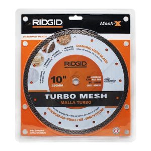RIDGID 10 in. Mesh Continuous Rim Diamond Blade