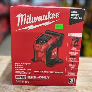M12 12-Volt Lithium-Ion Cordless Compact Inflator (Tool-Only)