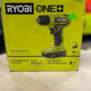 ONE+ 18V Cordless 3/8 in. Drill/Driver Kit with 1.5 Ah Battery and Charger