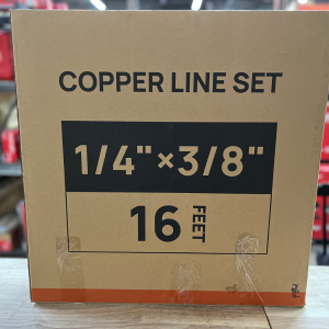 1/4 in. and 3/8 in. Mini Split Line Set 16 ft. O. D Copper Pipes Tubing and Trip