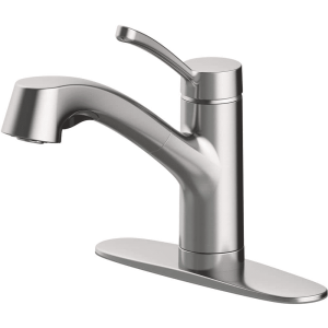 Glacier Bay McKenna Single Handle Pull Out Sprayer Kitchen Faucet