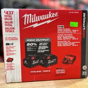 M18 18-Volt Lithium-Ion High Output Starter Kit with Two 6.0 Ah Battery & Charge