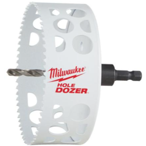 6 in. Hole Dozer Bi-Metal Hole Saw with 3/8 in. Arbor and Pilot Bit