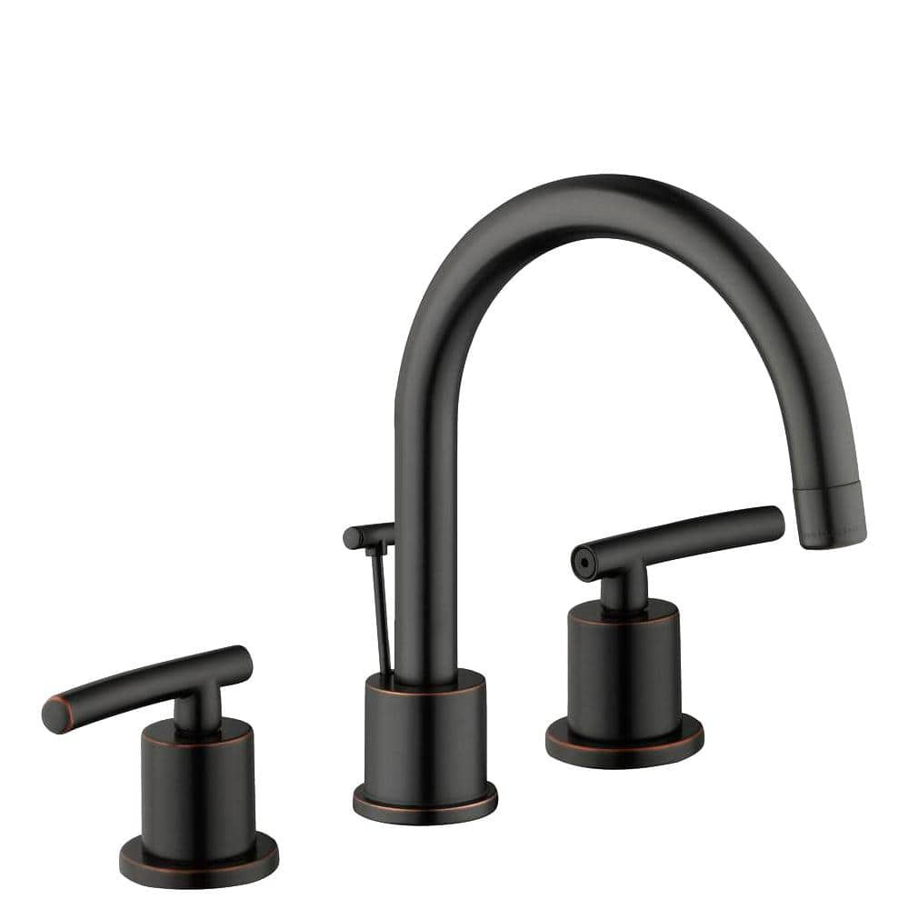 Glacier Bay Dorset 8 in. Widespread Double-Handle High-Arc Bathroom Faucet in B