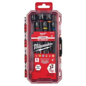 Milwaukee SHOCKWAVE Impact Duty 6 in. Magnetic Nut Driver Set (6-Pieces) 49-66-