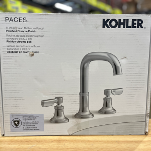 KOHLER Paces 8 in. Widespread Double Handle Bathroom Faucet with Lever Handles