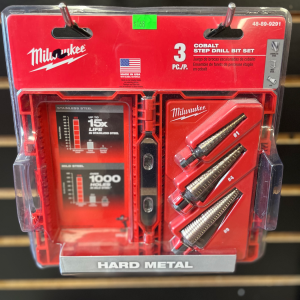 Cobalt Step Bit Kit (3-Piece)