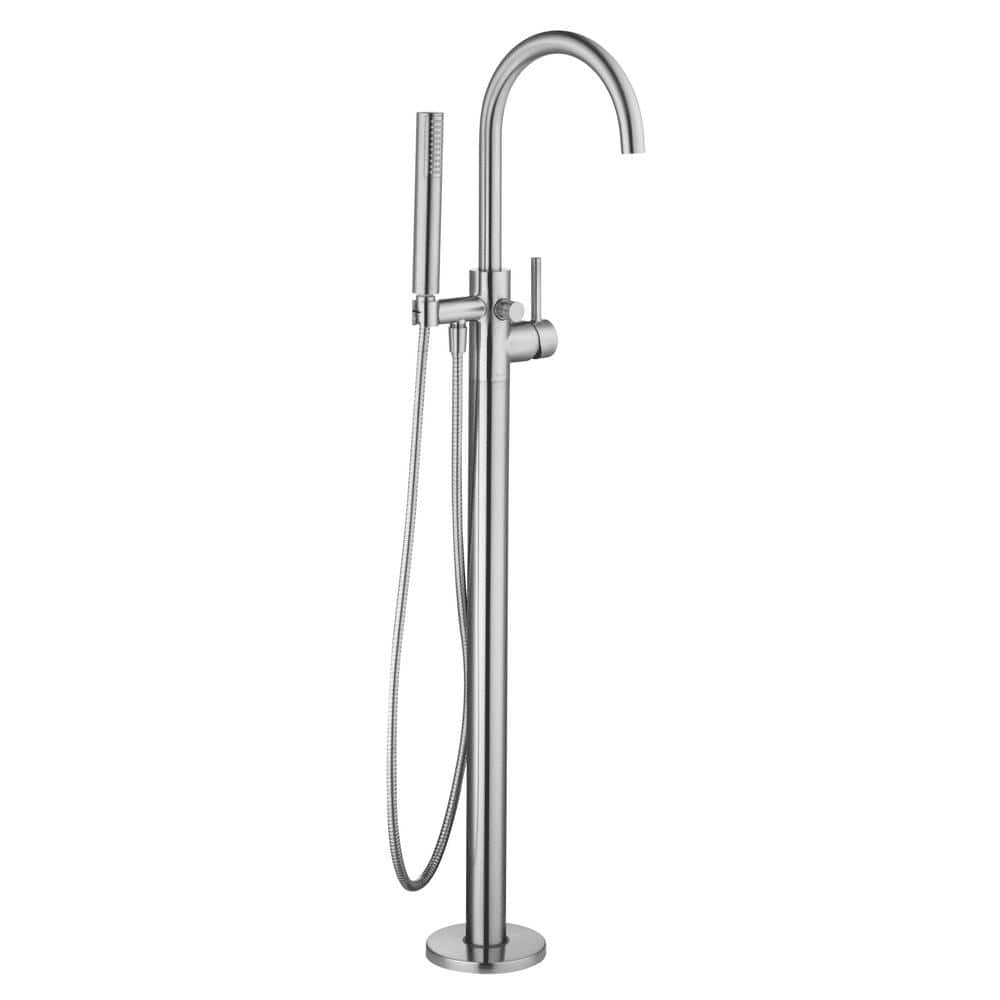 Glacier Bay Dorind Single-Handle Freestanding Tub Faucet Floor Mounted with Han