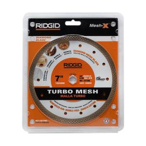 RIDGID 7 in Turbo Mesh Rim Diamond Blade HD-CM70P