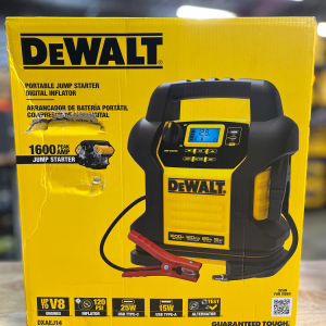 DEWALT 1600 Peak Amp Jump Starter with Digital Compressor and USB Power Bank DX