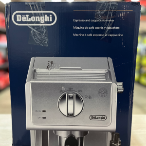 DeLonghi 2 Cup 15-Bar Stainless Steel Espresso Machine and Cappuccino Maker with