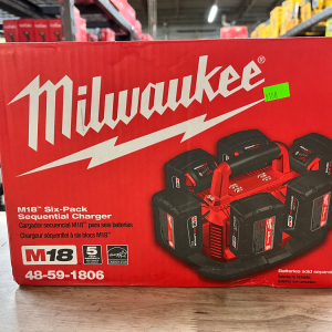 Milwaukee M18 18-Volt Lithium-Ion 6-Port Sequential Battery Charger 48-59-1806