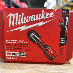 M12 12-Volt Lithium-Ion Force Logic Cordless Press Tool Kit (3 Jaws Included) wi