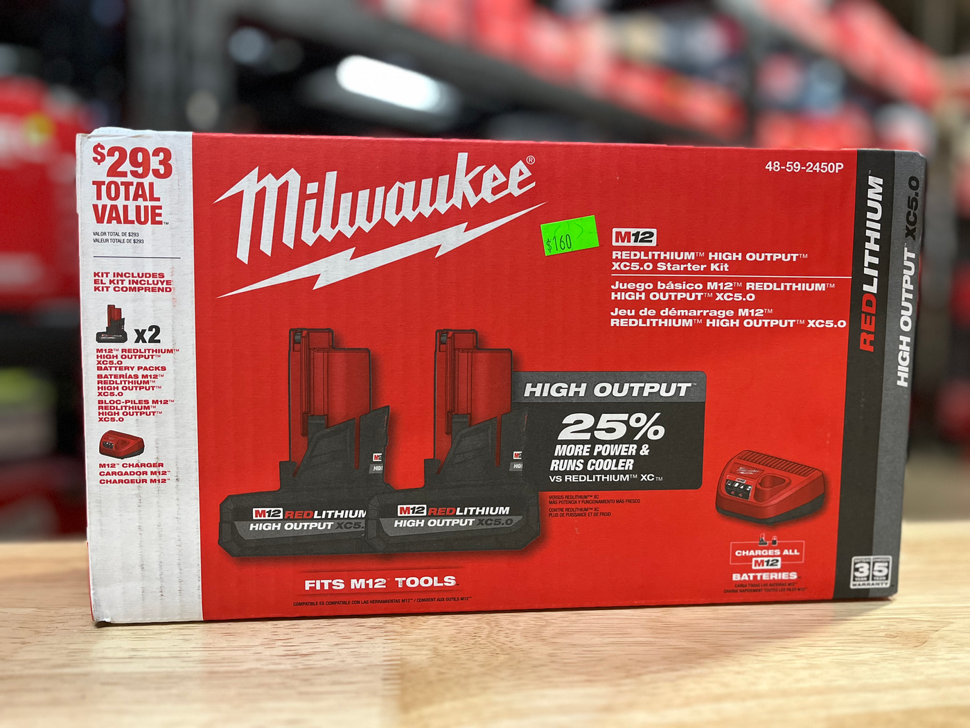 Milwaukee M12 12V Lithium-Ion XC High Output 5.0 Ah Battery Pack (2-Pack) Start