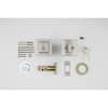 Baldwin Prestige Spyglass Satin Nickel Square Single Cylinder Deadbolt Featurin