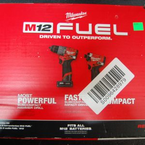 M12 FUEL 12-Volt Lithium-Ion Brushless Cordless Hammer Drill and Impact Driver C