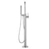 Glacier Bay Dorind Single-Handle Freestanding Tub Faucet Floor Mounted with Han