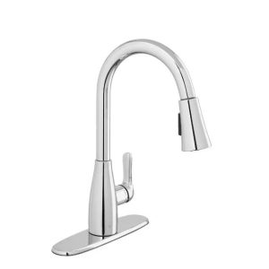 McKenna Single-Handle Pull Down Sprayer Kitchen Faucet in Polished Chrome