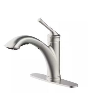 Hemming Single-Handle Pull-Out Sprayer Kitchen Faucet Deckplate