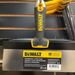 10 in. Stainless Steel Hammer-End Taping Knife with Soft Grip Handle