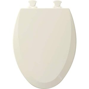 BEMIS Elongated Enameled Wood Closed Front Toilet Seat