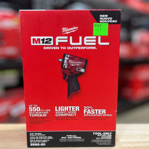 Milwaukee M12 FUEL 12V Lithium-Ion Brushless Cordless Stubby 3/8-inch Impact Wr