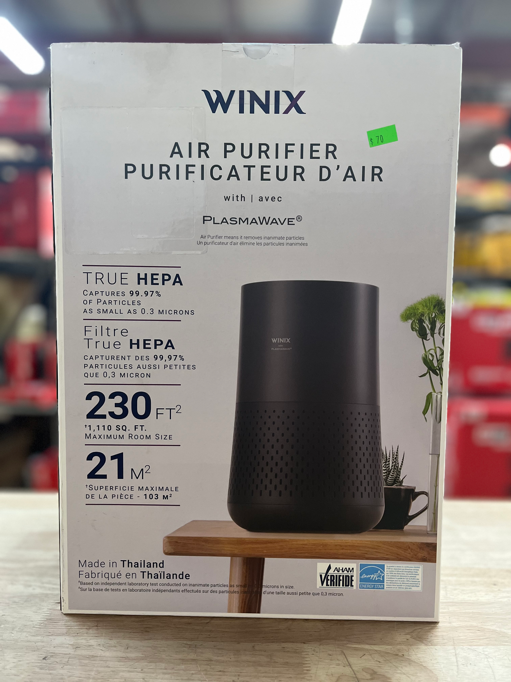 Winix A230 360° All-in-One 4-Stage True HEPA Air Purifier with PlasmaWave Techn