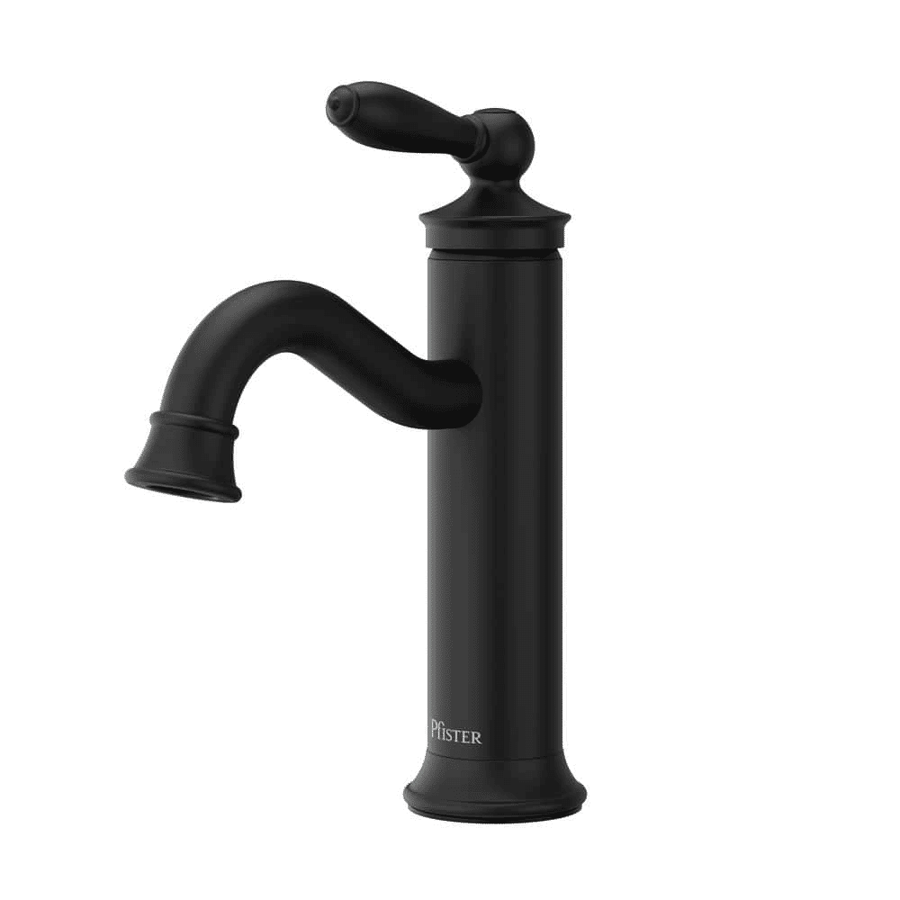 Pfister Courant Single Handle Single Hole Bathroom Faucet with Deckplate includ