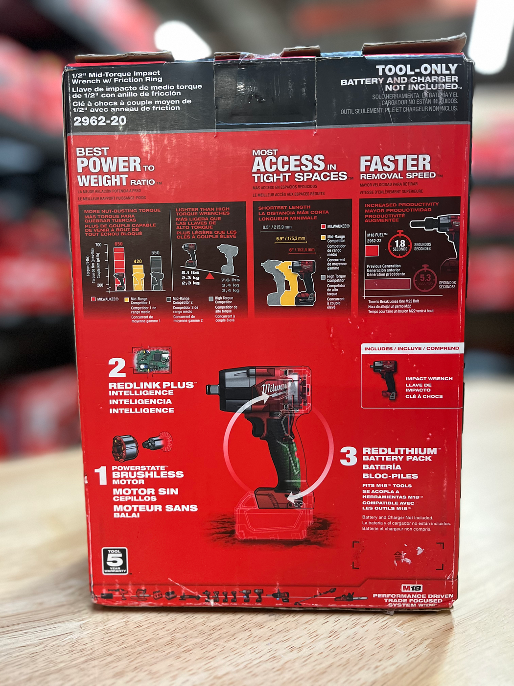 M18 FUEL Gen-2 18V Lithium-Ion Brushless Cordless Mid Torque 1/2 in. Impact Wren